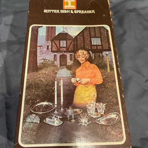 Butter dish and spreader. Irvinware 1971. - Picture 3 of 5